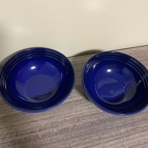 2 Brand New Le Creuset Indigo Cereal Bowls